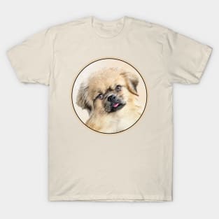 Tibetan Spaniel Painting - Cute Original Dog Art T-Shirt